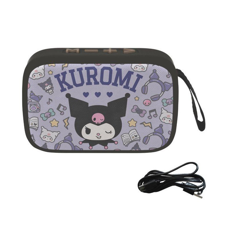 Kuromi Enceinte Bluetooth Portable - Lexibook - Sans fil - USB-C - Car