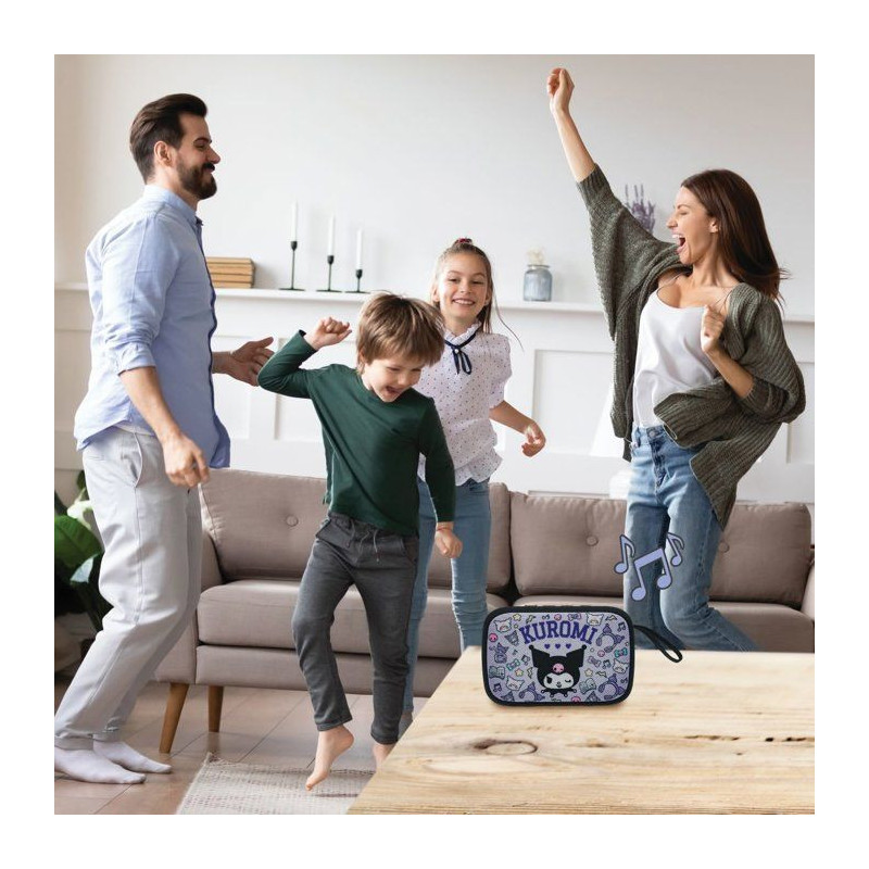 Kuromi Enceinte Bluetooth Portable - Lexibook - Sans fil - USB-C - Car