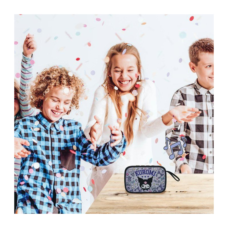 Kuromi Enceinte Bluetooth Portable - Lexibook - Sans fil - USB-C - Car