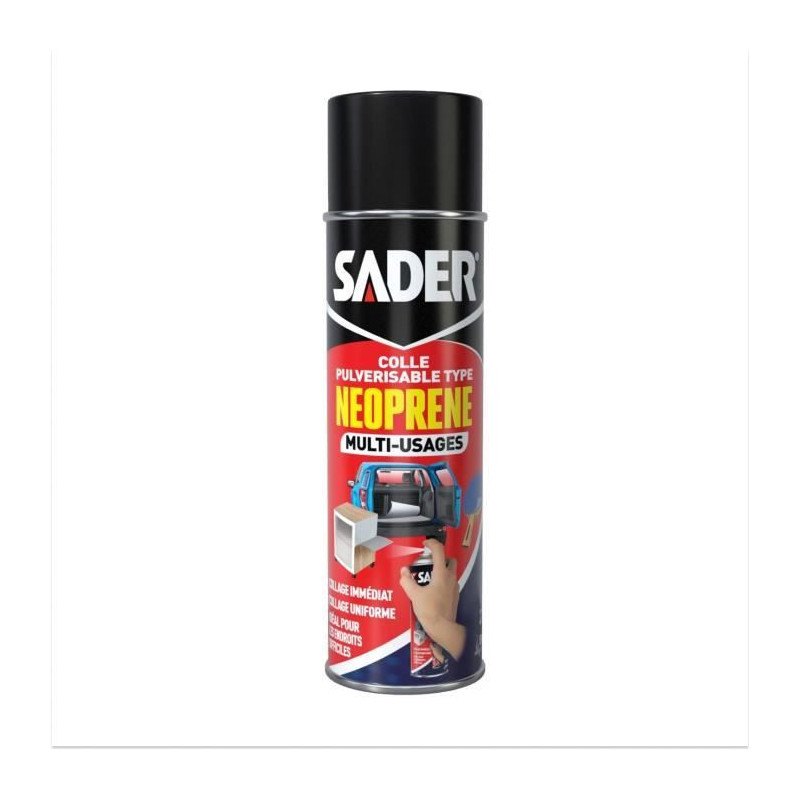 SADER Spray glue aerosol type multipurpose neoprene - 200 ml
