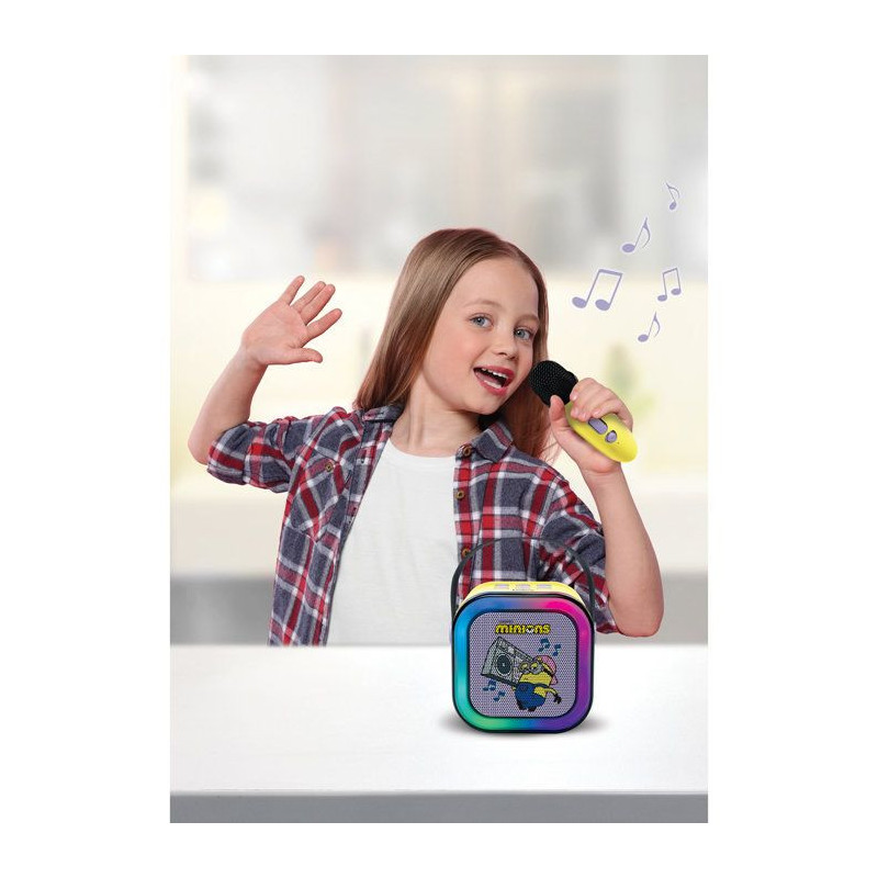 LEXIBOOK - Enceinte Karaoké Portable Stitch avec un microphone sans