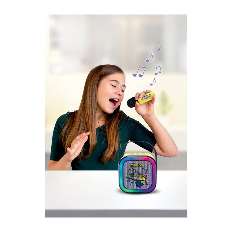 LEXIBOOK - Enceinte Karaoké Portable Stitch avec un microphone sans