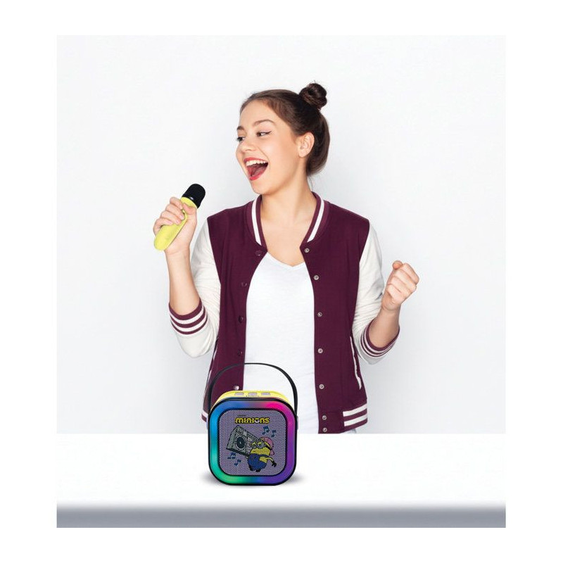 LEXIBOOK - Enceinte Karaoké Portable Stitch avec un microphone sans