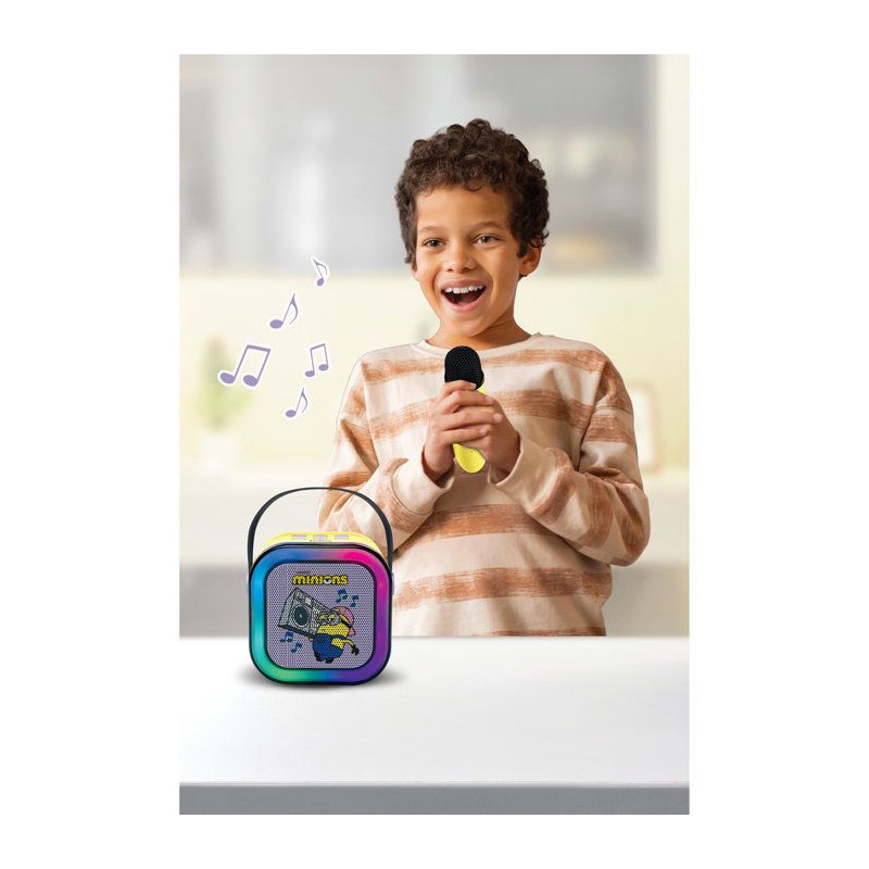 LEXIBOOK - Enceinte Karaoké Portable Stitch avec un microphone sans