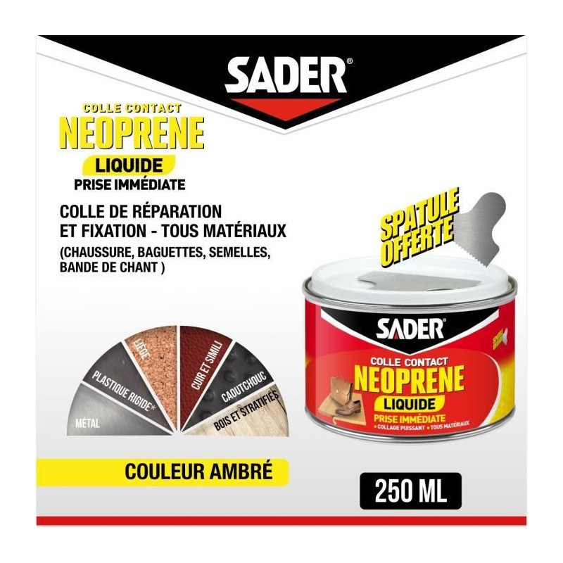 SADER Neoprene Liquid Contact Liquid Metal Box - 250 ml
