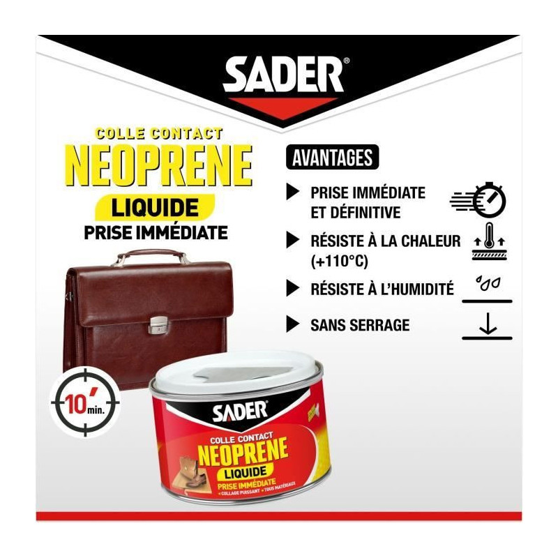 SADER Neoprene Liquid Contact Liquid Metal Box - 250 ml