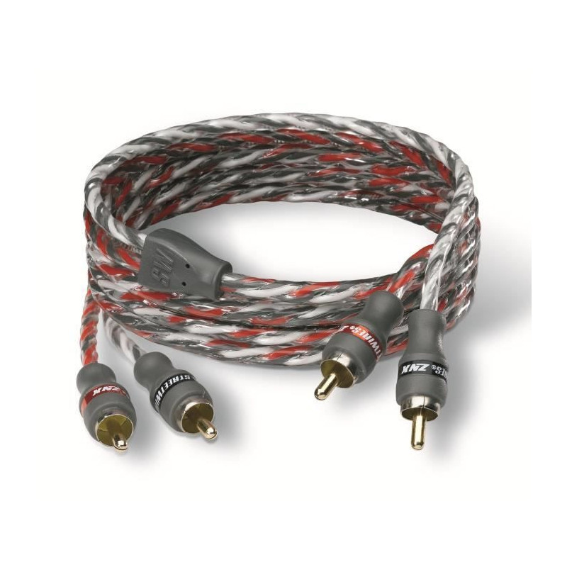 Câble RCA 1 mètre - MTX AUDIO - ZNX1.2 - ZeroNoise Stéréo 100% - C
