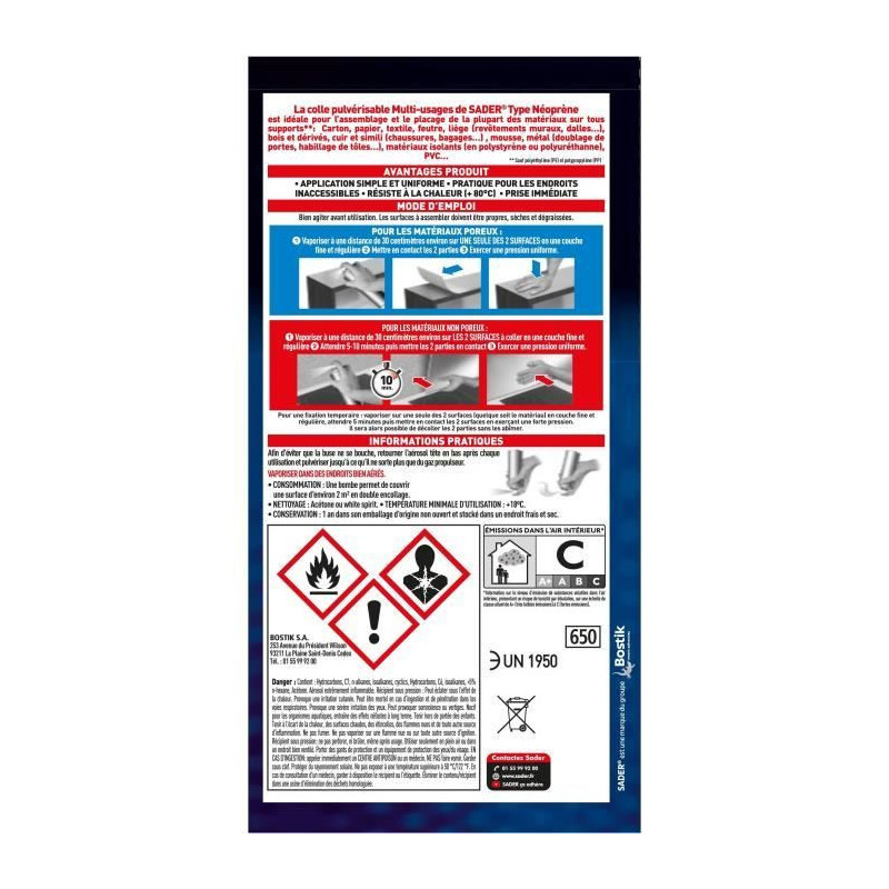Spray glue type neoprene - 30611555