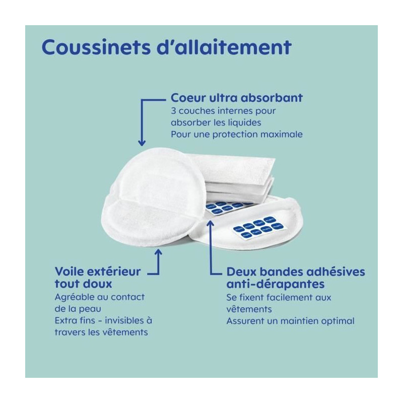 Coussinets d'allaitement - MAM - Pack de 30