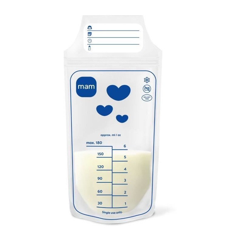 Sachets de conservation - MAM - Pack de 25 - 180 ml