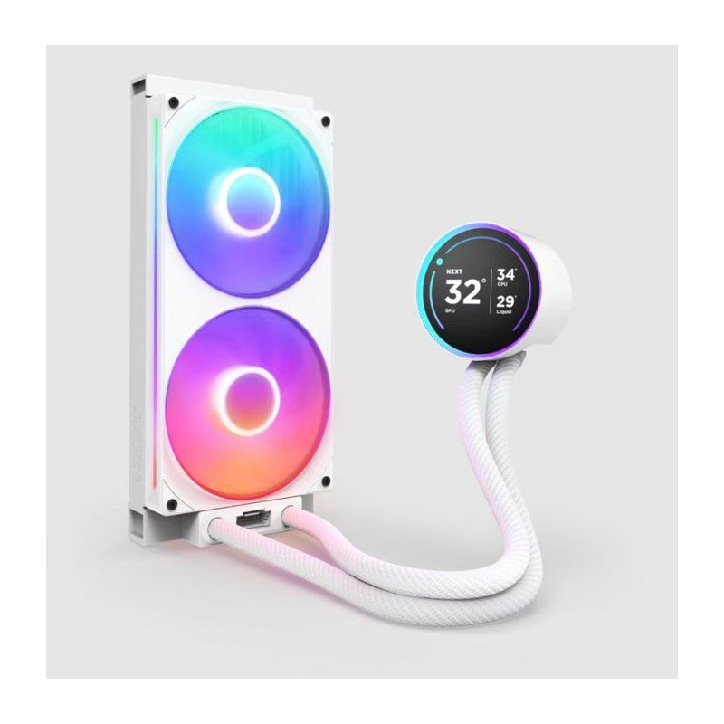 NZXT - Kraken Elite 280 RGB White - Watercooling AIO RGB - Ventilateur