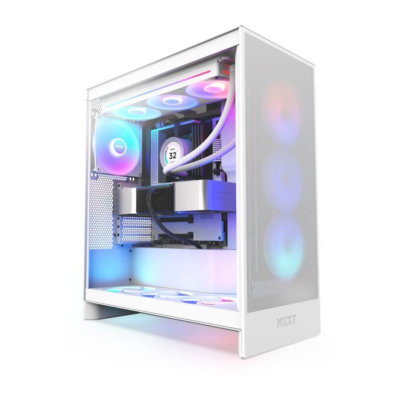 Boîtier PC Moyen Tour - NZXT - H7 Flow RGB (2024) - RGB intégré - C