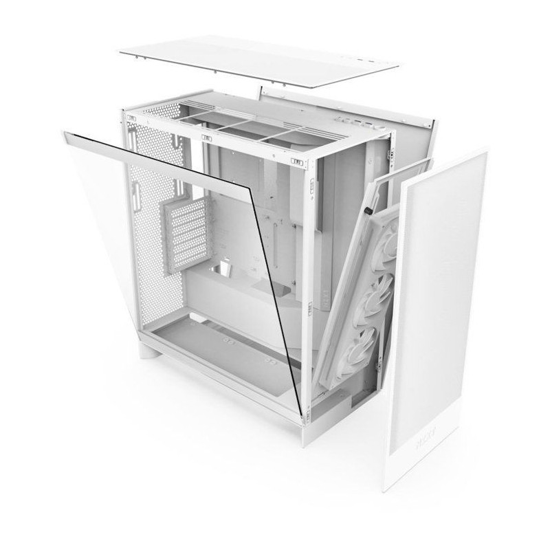 Boîtier PC Moyen Tour - NZXT - H7 Flow RGB (2024) - RGB intégré - C