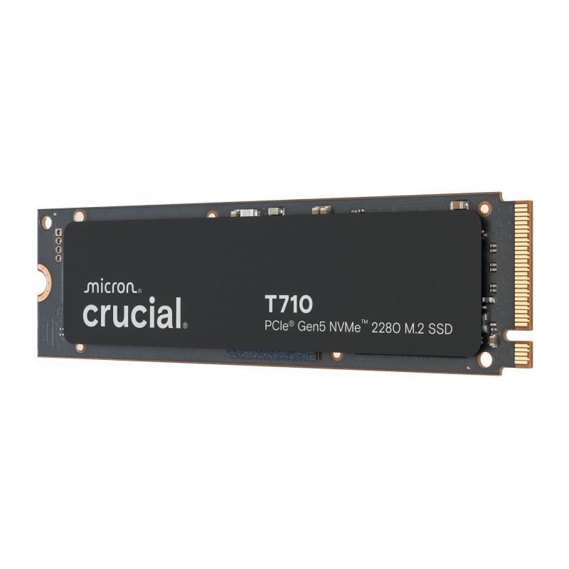 CRUCIAL - SSD interne - T710 - 4 To - PCIe Gen5 NVMe M.2