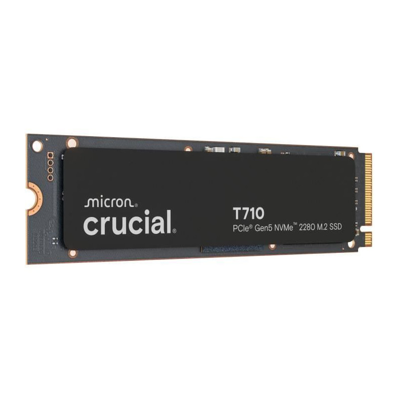 CRUCIAL - SSD interne - T710 - 4 To - PCIe Gen5 NVMe M.2