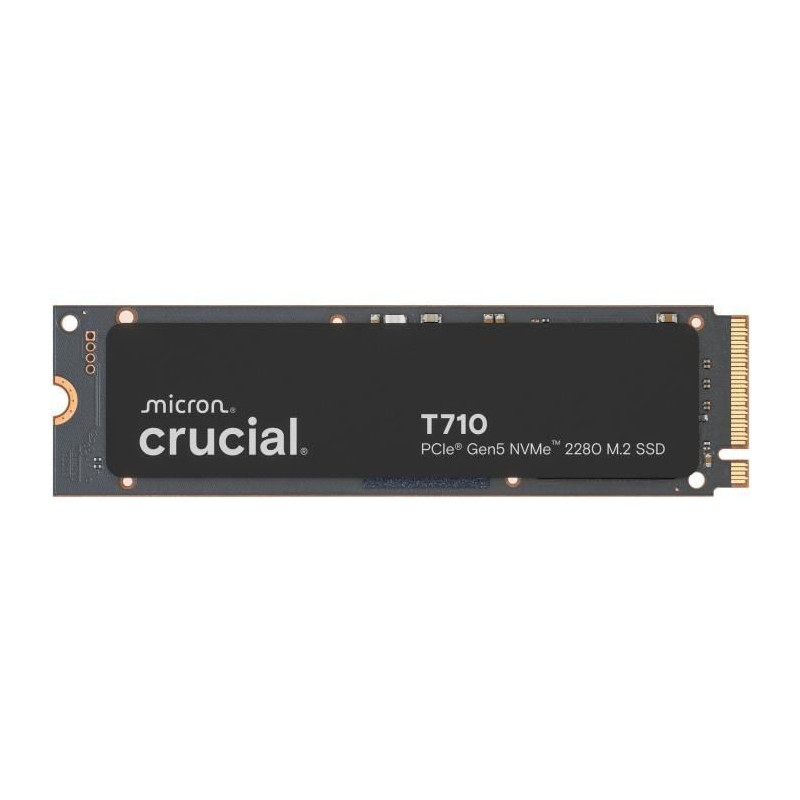 CRUCIAL - SSD interne - T710 - 4 To - PCIe Gen5 NVMe M.2