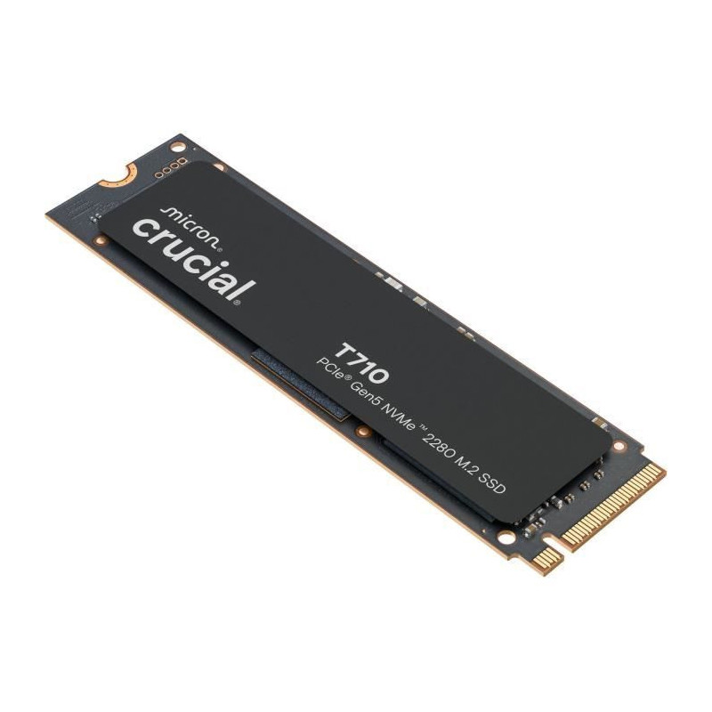 CRUCIAL - SSD interne - T710 - 4 To - PCIe Gen5 NVMe M.2