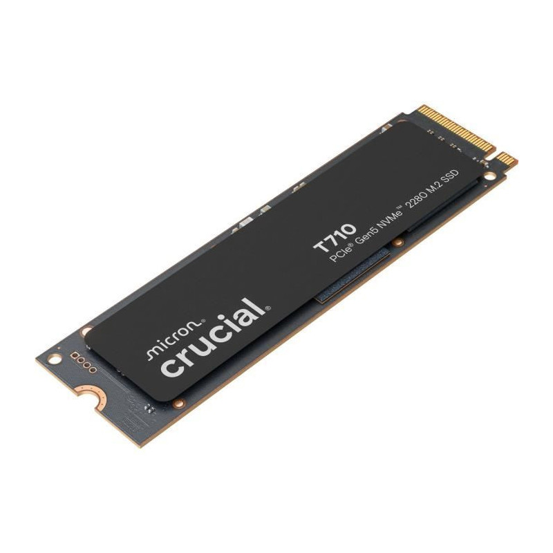 CRUCIAL - SSD interne - T710 - 4 To - PCIe Gen5 NVMe M.2
