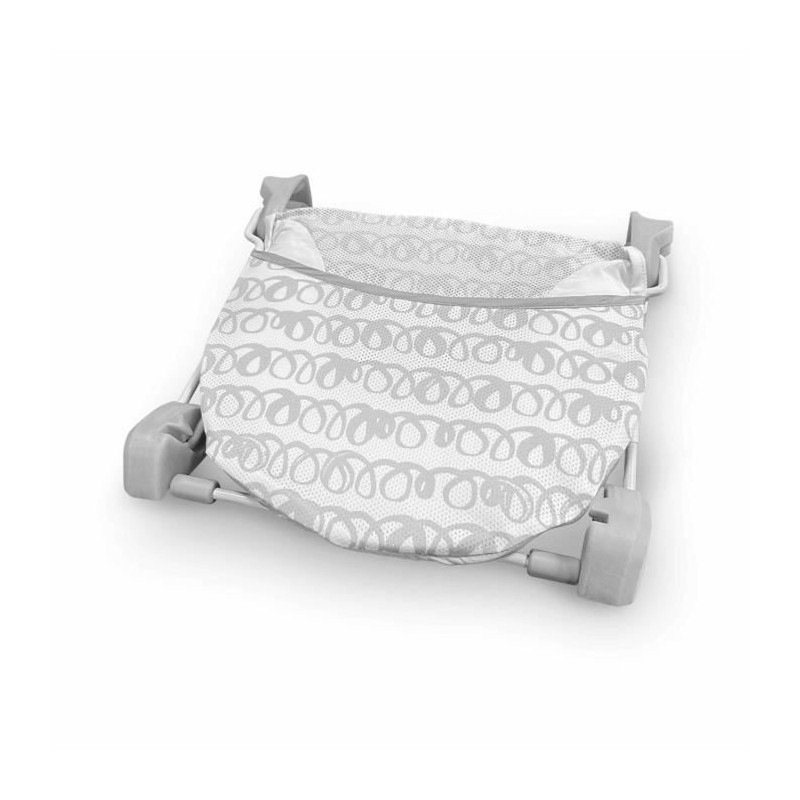 INGENUITY Transat de bain pour bébé pliable gris
