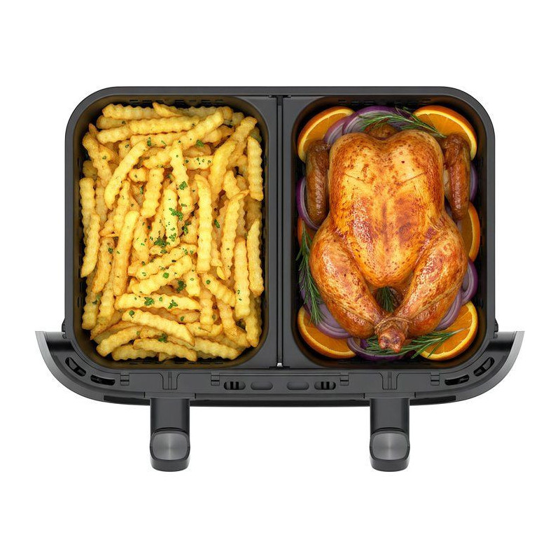 Air Fryer - MEDION - P25 XXL Flex M - Grande capacité 10,8 L - Sépar