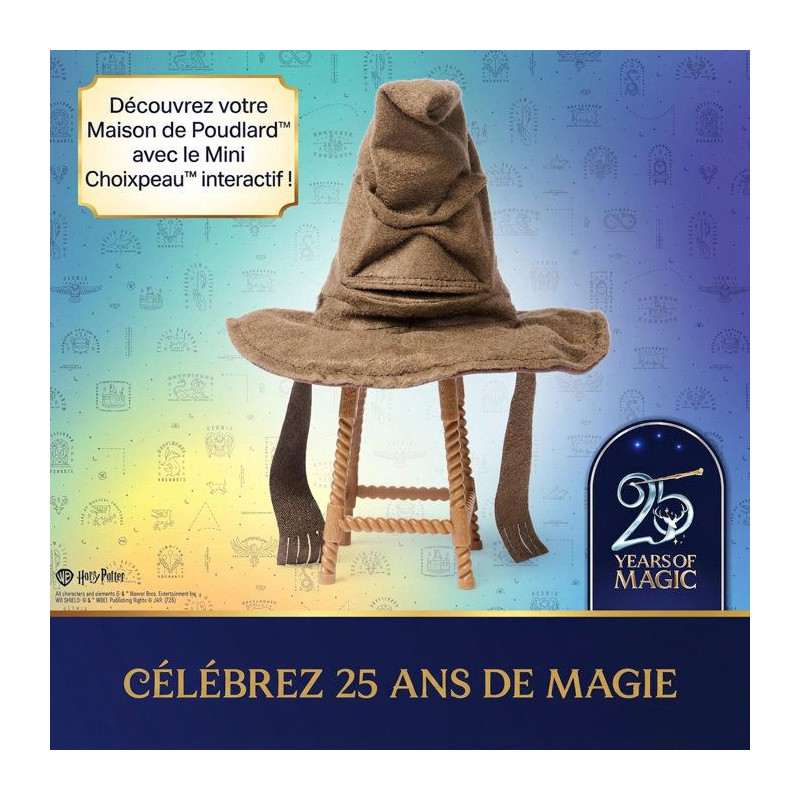 Mini Choixpeau Magique Interactif Wizarding World - Sons et Phrases -