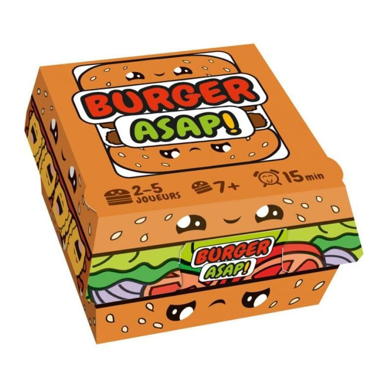 Burger ASAP - Asmodee - Speed game - 7 year olds