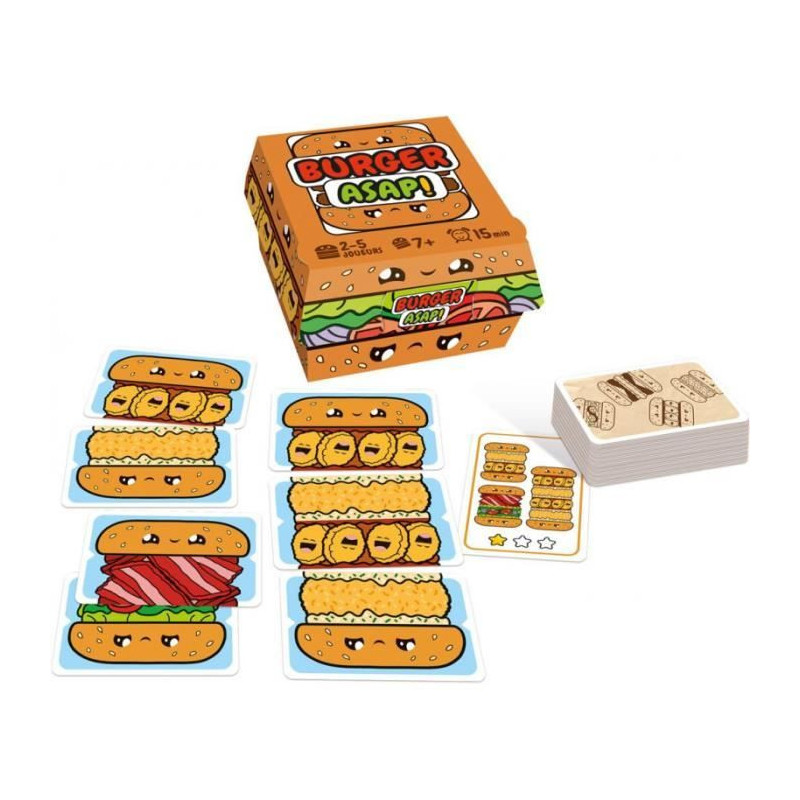 Burger ASAP - Asmodee - Speed game - 7 year olds