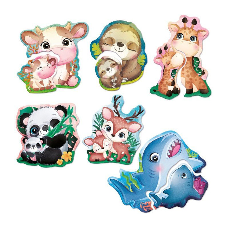 Jouer Apprendre Baby Bébés Animaux Pièces Sensitives - Jeu éducati