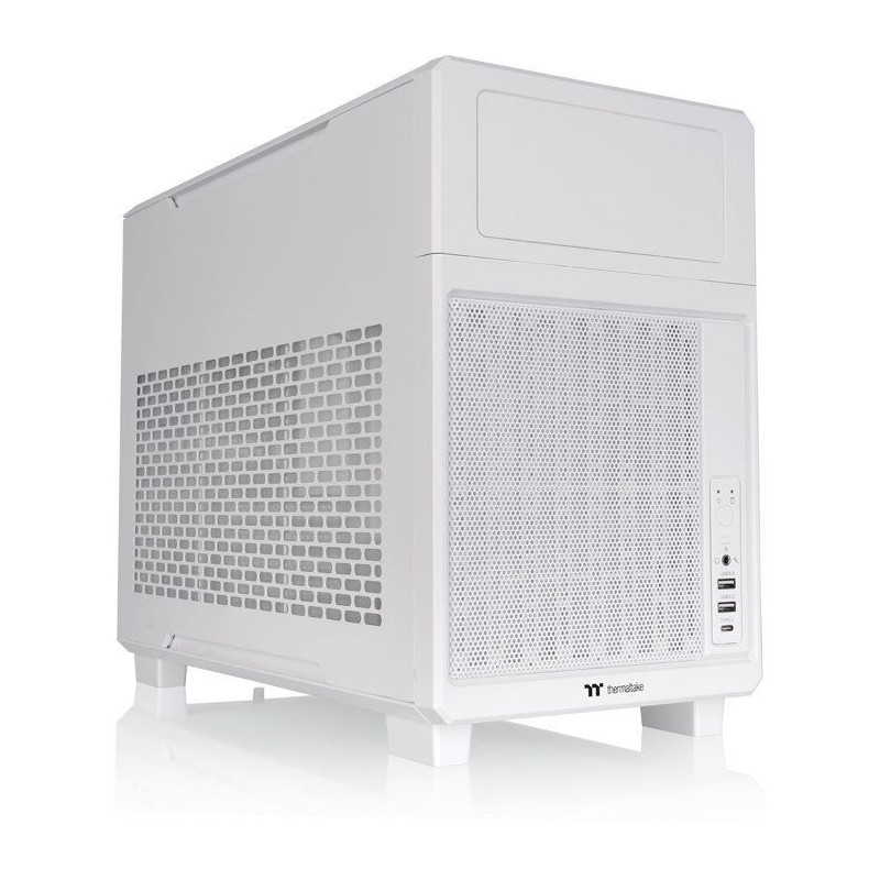 Boîtier PC - THERMALTAKE - TR200 Snow - Blanc - Mini tour - Format Mi