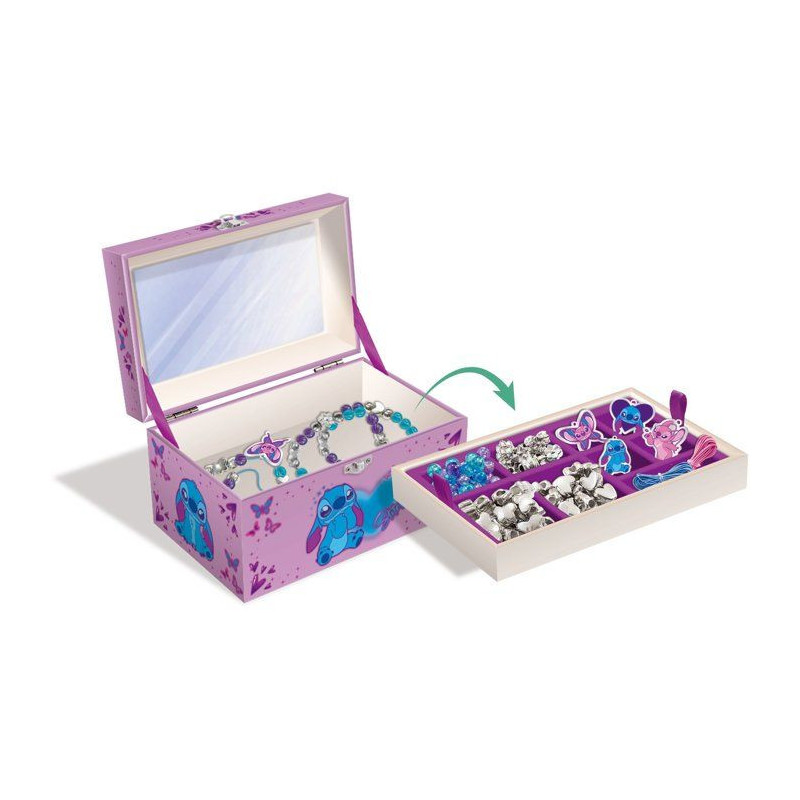 Coffret bijoux et charms de l'amitié - LISCIANI - Stitch - Création