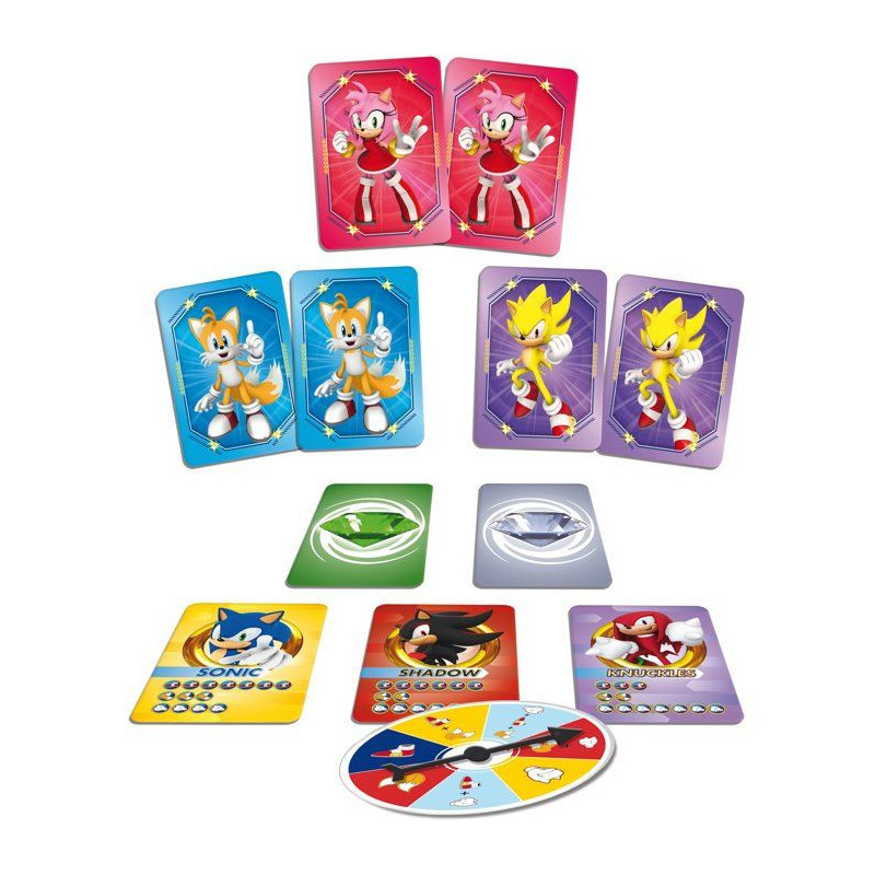 Sonic Sac a Dos Jeux de Cartes - Jeux de voyage - LISCIANI - Sac a dos