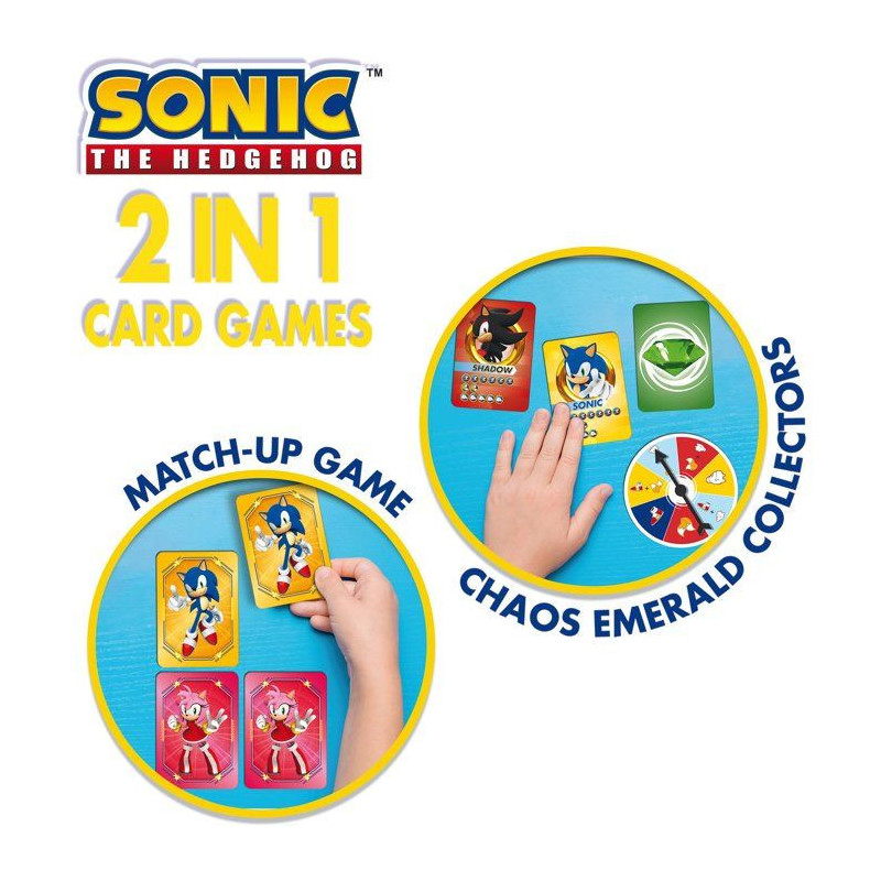 Sonic Sac a Dos Jeux de Cartes - Jeux de voyage - LISCIANI - Sac a dos