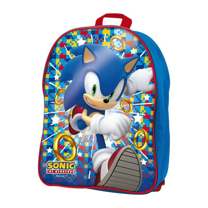 Sonic Sac a Dos Jeux de Cartes - Jeux de voyage - LISCIANI - Sac a dos