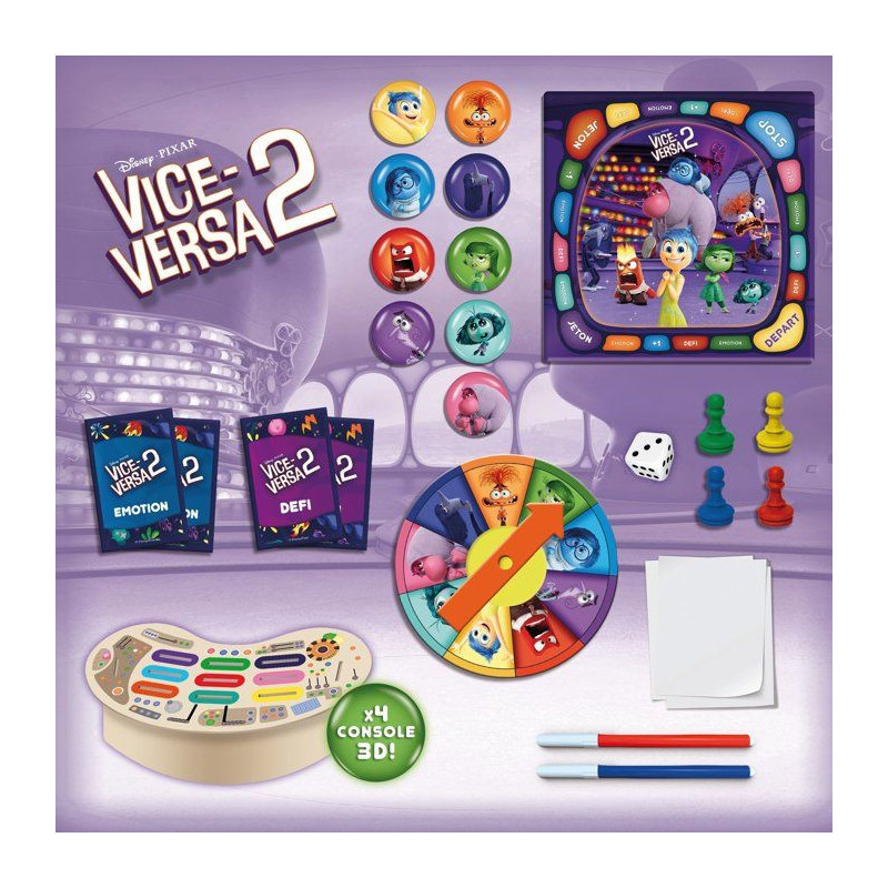 Vice-Versa 2 Le Jeu des Émotions - Jeu de société - LISCIANI - Émo