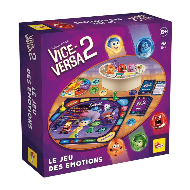 Vice-Versa 2 Le Jeu des Émotions - Jeu de société - LISCIANI - Émo