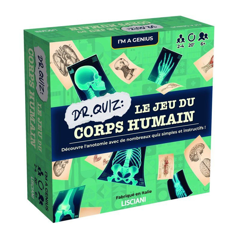 I'm Genius Dr Quiz Le Jeu du Corps Humain - Jeu éducatif scientifique