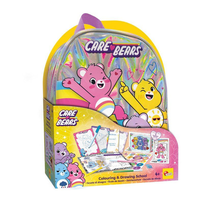Sac a dos école de dessin et coloriage - LISCIANI - Les Bisounours -