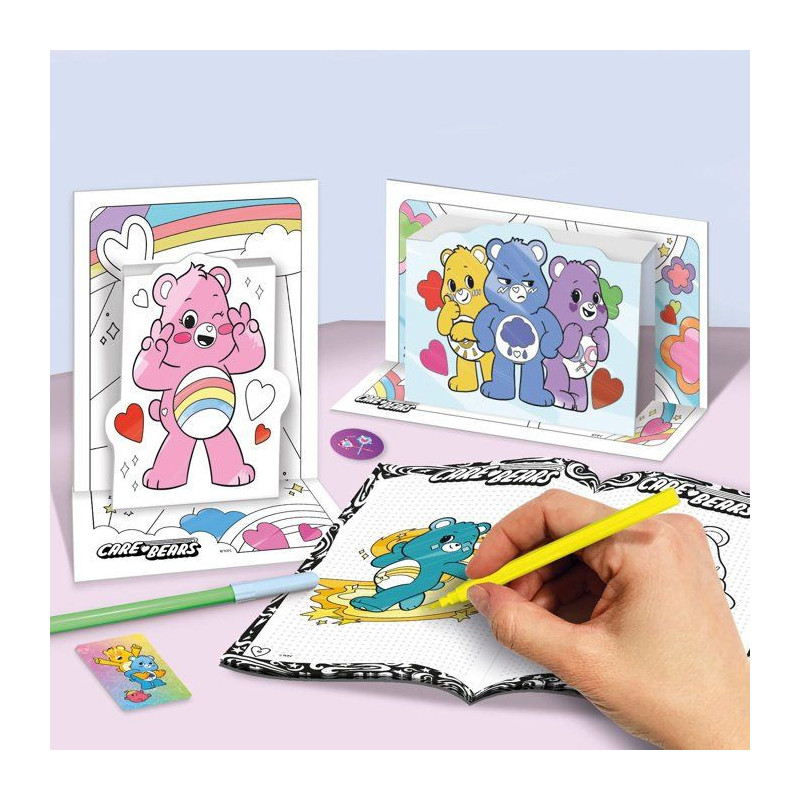 Sac a dos école de dessin et coloriage - LISCIANI - Les Bisounours -