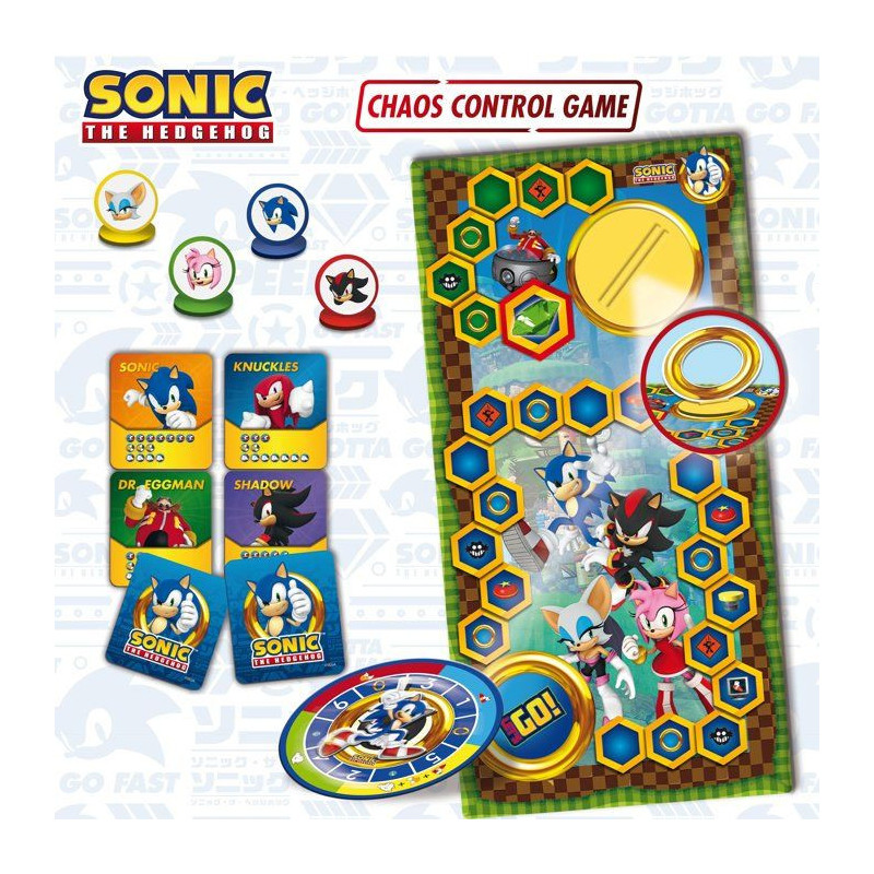 Sonic Contrôle du Chaos - Jeu de société - LISCIANI - Aventure - Un