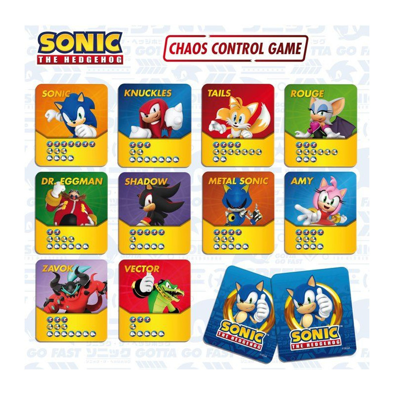 Sonic Contrôle du Chaos - Jeu de société - LISCIANI - Aventure - Un