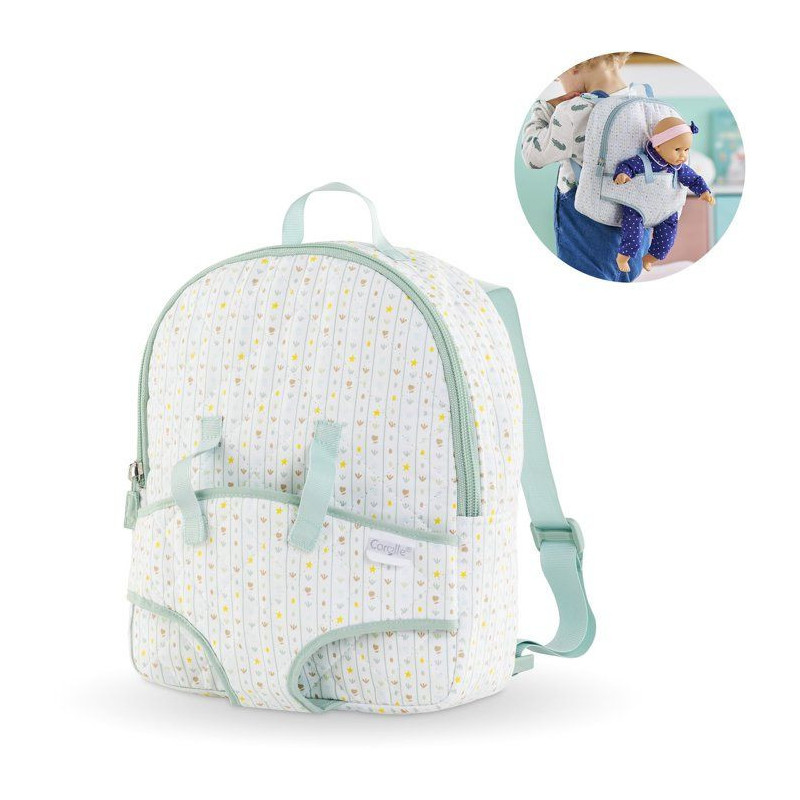 Mes Accessoires Poupons 30cm - COROLLE - Sac a dos Porte-Poupon - Moti