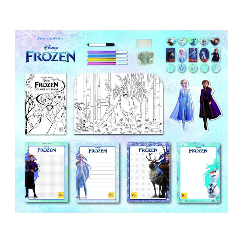 Sac a dos école de dessin et coloriage - LISCIANI - Frozen - Dessin e