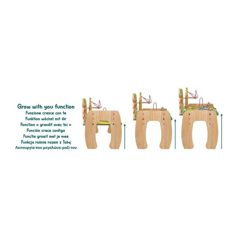 Jouer et Apprendre Table Multi-Activités Fée des Bois - Table d'acti