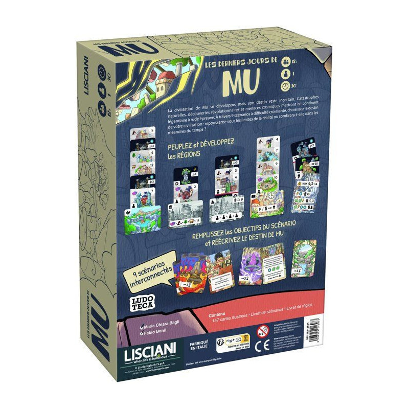 Mu : L'Ultime Épreuve - Jeu de stratégie - LISCIANI - Gestion de civ
