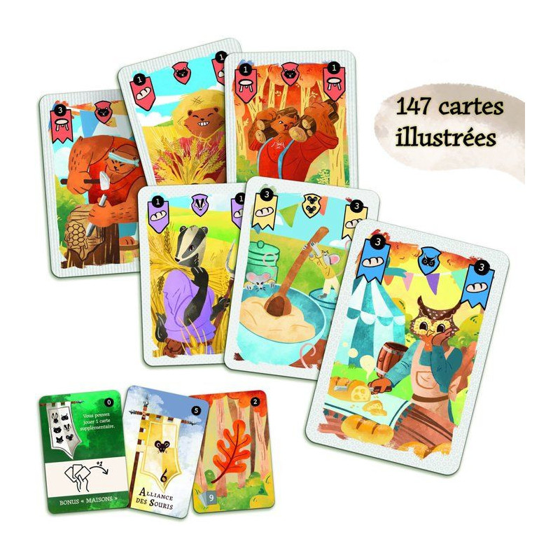 Clash d'Automne - Jeu de cartes stratégique - LISCIANI - Univers fore