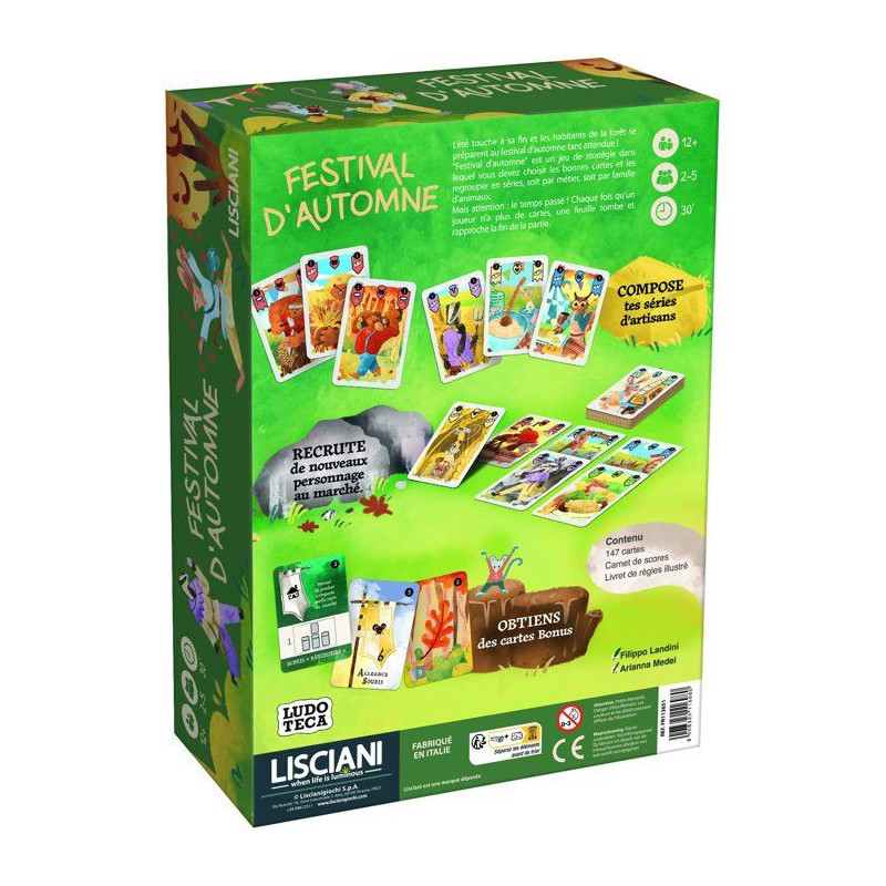 Clash d'Automne - Jeu de cartes stratégique - LISCIANI - Univers fore