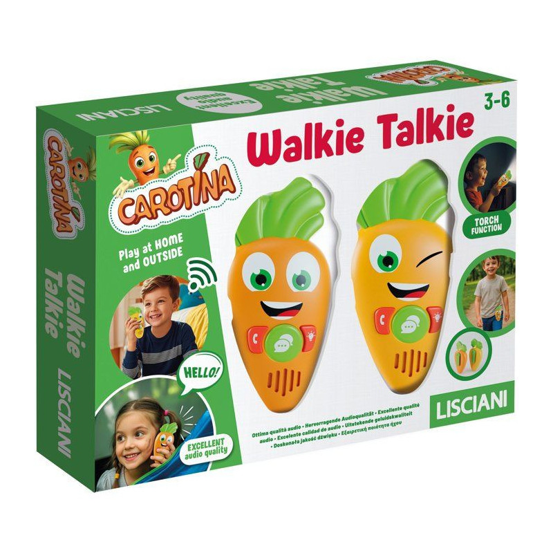 Talkie-Walkie Carotina - Jeu éducatif interactif - LISCIANI - Communi