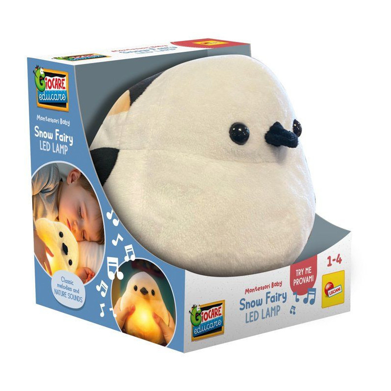 Jouer Apprendre ASMR Lampe LED Fée des Neiges - Veilleuse interactive