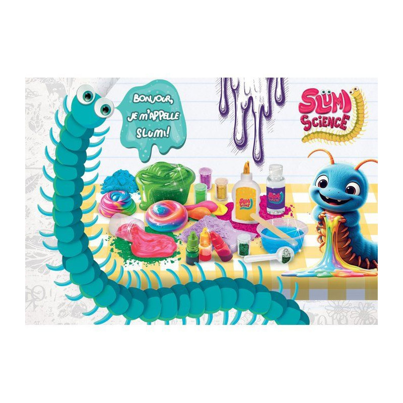 Slumi Science 100 Slimes - Coffret scientifique créatif - LISCIANI -