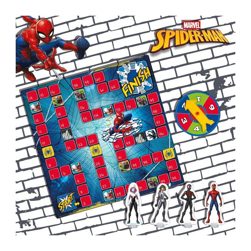 Spider-Man Super Jeu - Jeu de parcours - LISCIANI - Univers Marvel